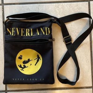 LOUNGEFLY DISNEY NEVERLAND PASSPORT Peter Pan CROSSBODY BAG!